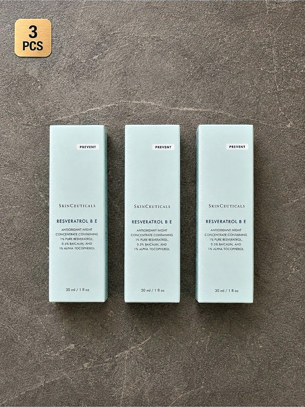 SkinCeuticals Resveratrol B E Serum 3-Piece Set NWT